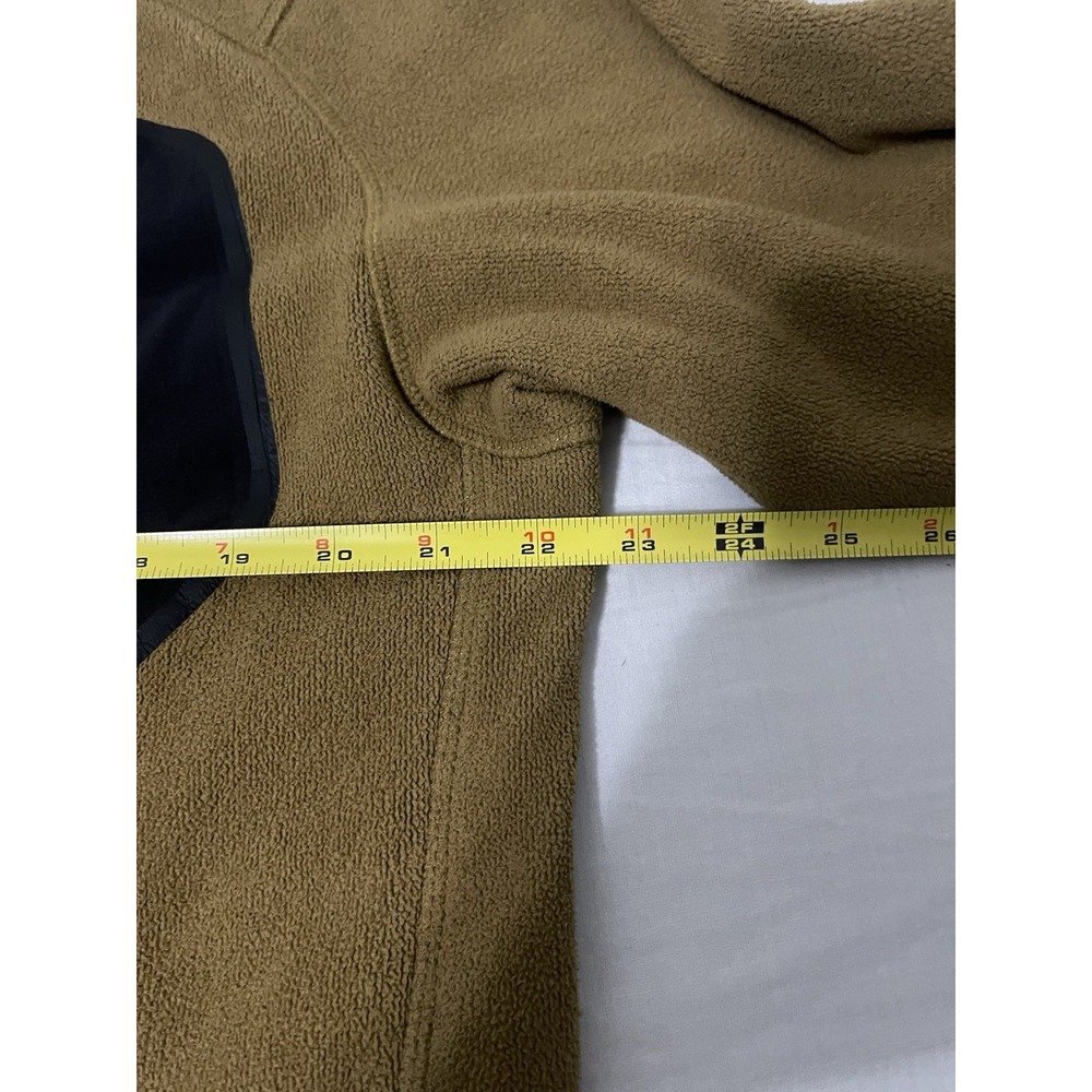Burton AK Fleece Jacket Mens‎ XL Brown Black Full Zip Outdoor Technical Layer - Picture 6 of 9